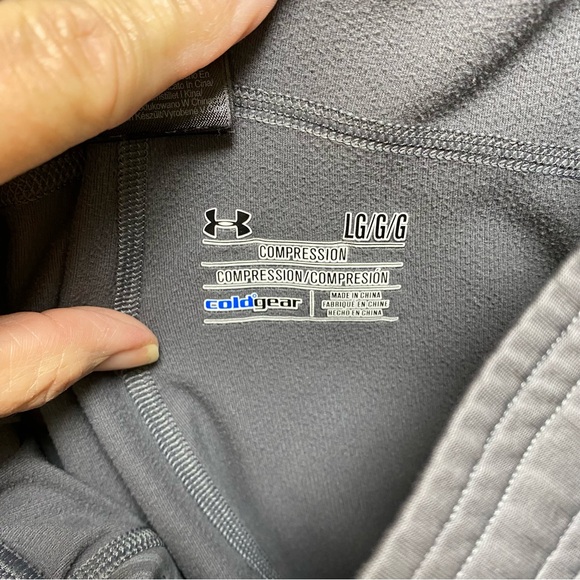 Under Armour ColdGear Infrared Women’s Compression Leggings Gray Large - Picture 6 of 10
